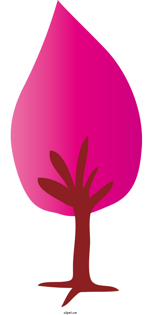 Free Nature Petal Leaf Pink M For Tree Clipart Transparent Background