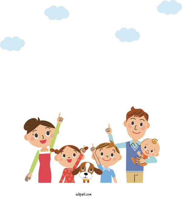 Free People Cartoon Family For Family Clipart Transparent Background
