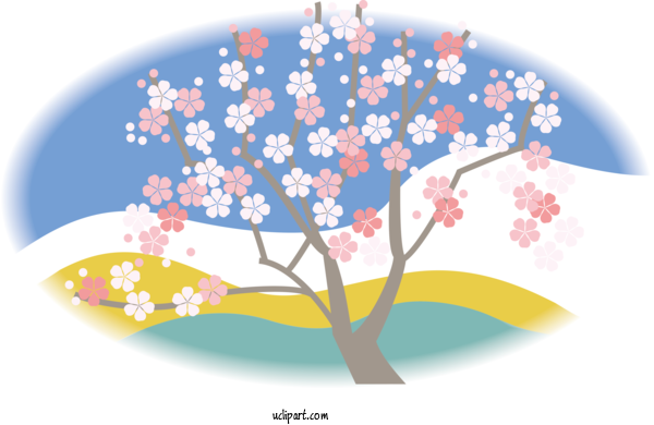 Free Flowers Cherry Blossom ST.AU.150 MIN.V.UNC.NR AD Petal For Sakura Clipart Transparent Background