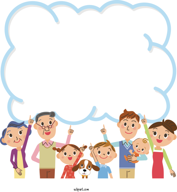 Free People Family Cartoon For Family Clipart Transparent Background