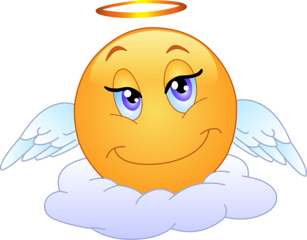Free Angel Facial Expression Nose Smile Clipart Clipart Transparent Background