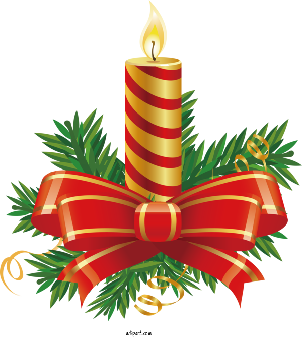 Free Holidays David Richmond Christmas Day Candle For Christmas Clipart Transparent Background