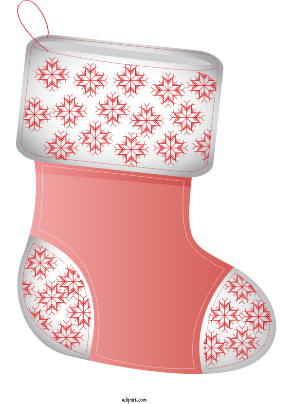 Free Holidays Christmas Stocking Design Christmas Day For Christmas Clipart Transparent Background