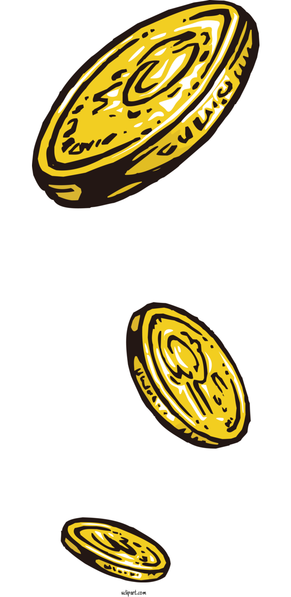 Free Business Gold Coin Animation Coin For Money Clipart Transparent Background