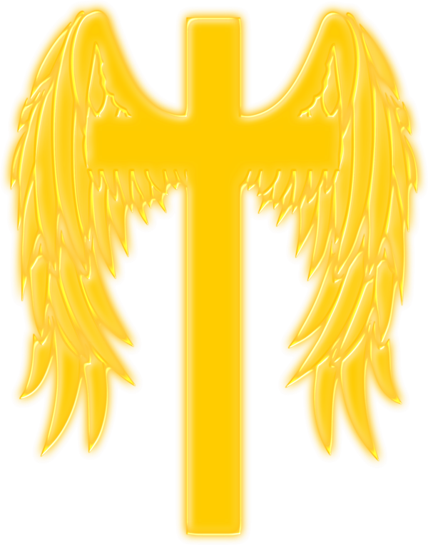 Free Angel Cross Angel Wing Clipart Clipart Transparent Background