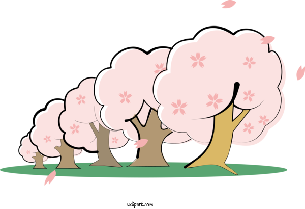 Free Flowers Horse Design Flower For Sakura Clipart Transparent Background