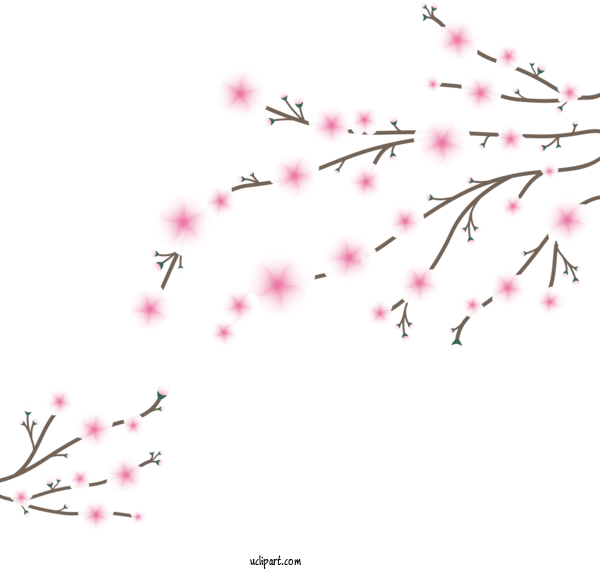 Free Flowers Cherry Blossom Design Japan For Sakura Clipart Transparent Background