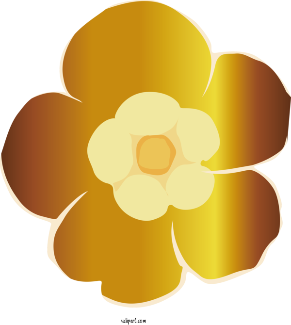 Free Nature Petal Yellow Design For Plant Clipart Transparent Background
