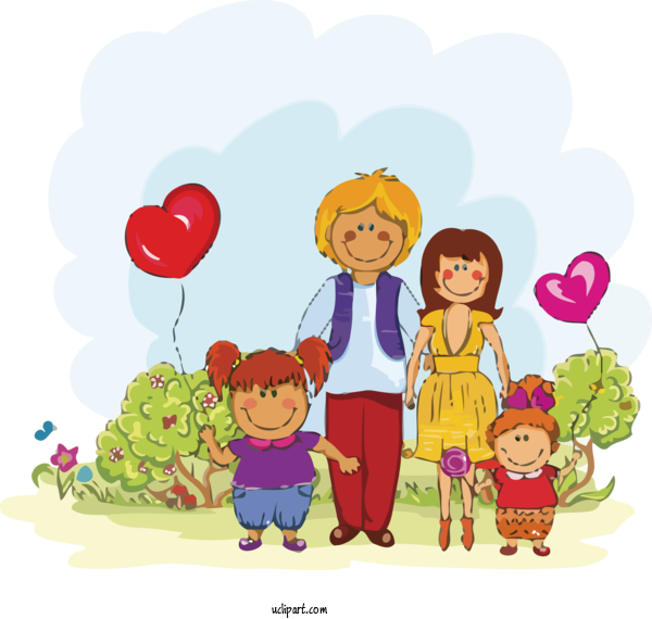 Free Holidays Kindergarten  Family For Family Day Clipart Transparent Background