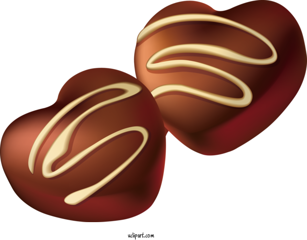 Free Food Praline Chocolate Truffle Bonbon For Chocolate Clipart Transparent Background