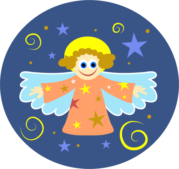Free Angel Area Circle Angel Clipart Clipart Transparent Background