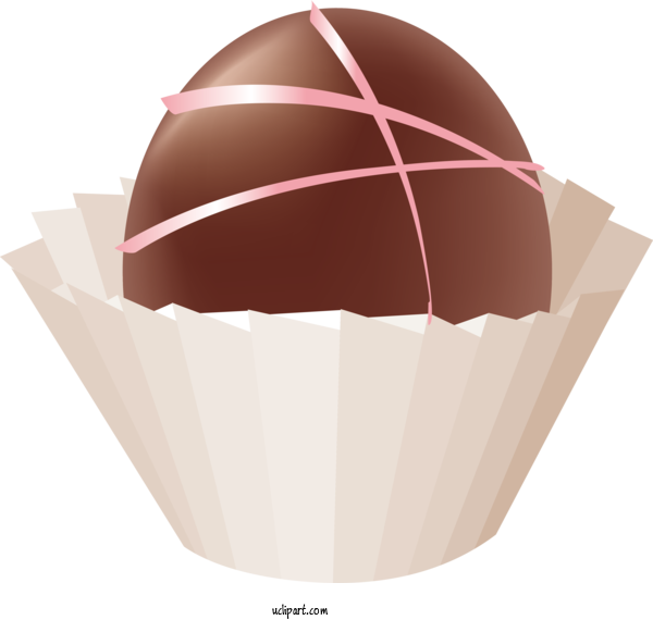 Free Food Praline Chocolate Truffle Cupcake For Chocolate Clipart Transparent Background