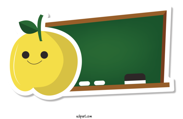 Free School Smiley Green Area For Back To School Clipart Transparent Background