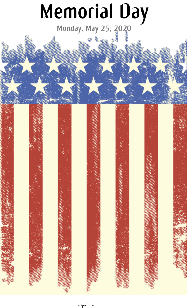 Free Holidays Flag Of The United States Flag United States For Memorial Day Clipart Transparent Background