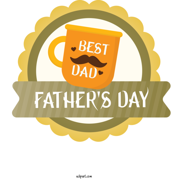 Free Holidays Logo Label.m Font For Fathers Day Clipart Transparent Background