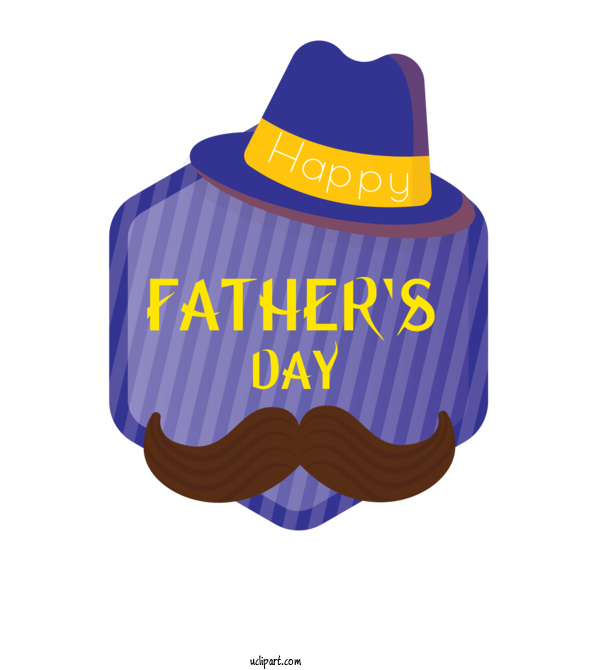 Free Holidays Logo Cobalt Blue Font For Fathers Day Clipart Transparent Background