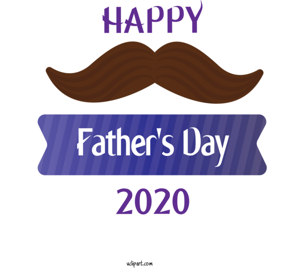 Free Holidays Logo Font Purple For Fathers Day Clipart Transparent Background