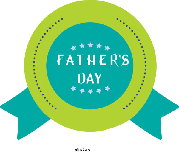 Free Holidays Logo Organization Green For Fathers Day Clipart Transparent Background