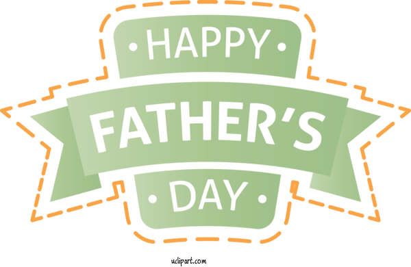 Free Holidays Logo Motivational Poster Father's Day For Fathers Day Clipart Transparent Background
