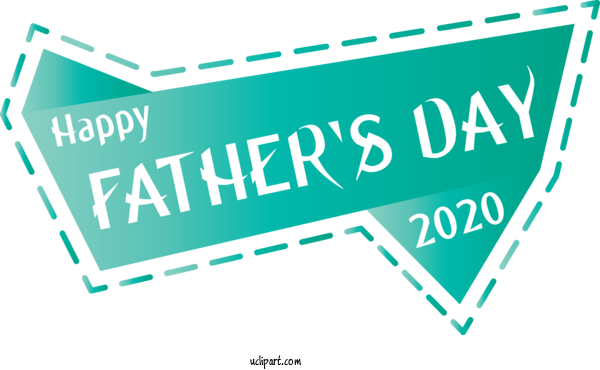 Free Holidays Logo Font Design For Fathers Day Clipart Transparent Background