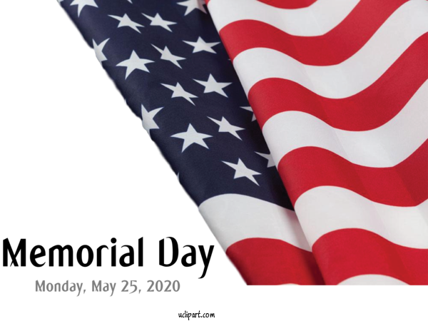 Free Holidays Flag Of The United States  Independence Day For Memorial Day Clipart Transparent Background