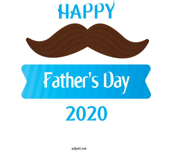 Free Holidays Logo Font Line For Fathers Day Clipart Transparent Background