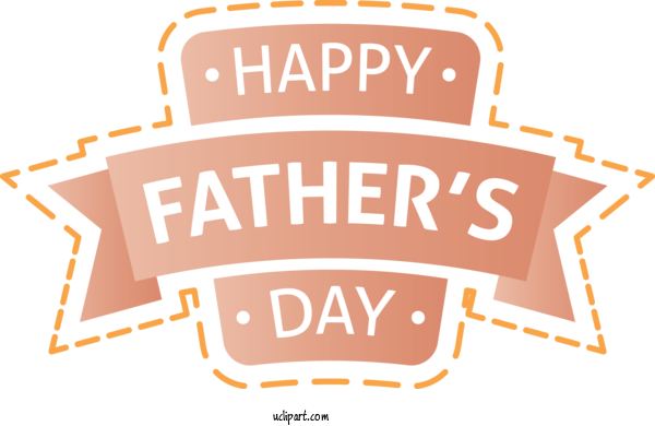 Free Holidays Logo Father's Day Label.m For Fathers Day Clipart Transparent Background