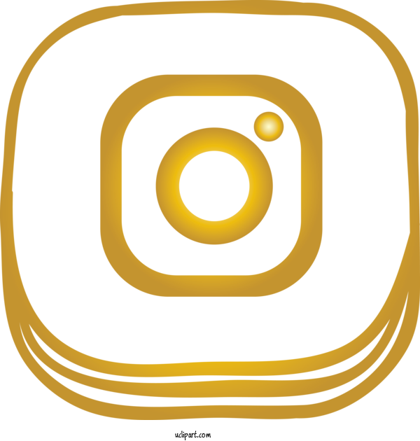Free Icons Circle Yellow Area For Instagram Icon Clipart Transparent Background