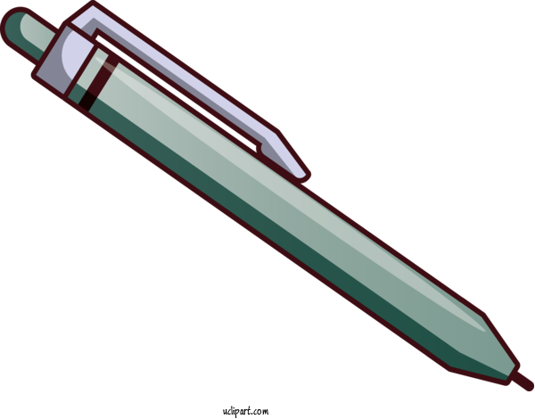 Free School Ballpoint Pen Design Pen For School Supplies Clipart Transparent Background