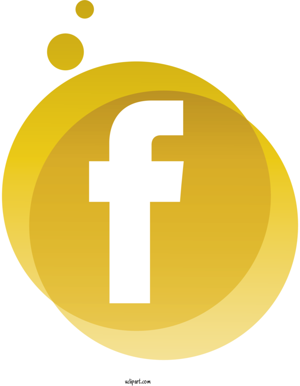 Free Icons Logo Font Yellow For Facebook Icon Clipart Transparent Background
