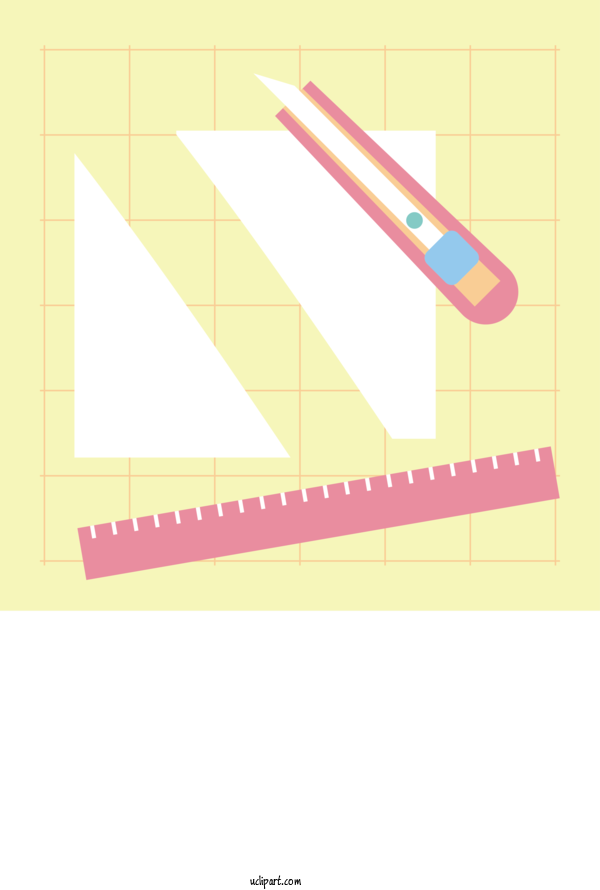 Free School Triangle Angle Pattern For School Supplies Clipart Transparent Background