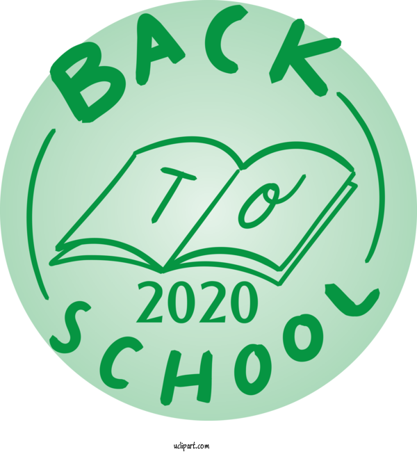 Free School Logo Circle Leaf For Back To School Clipart Transparent Background