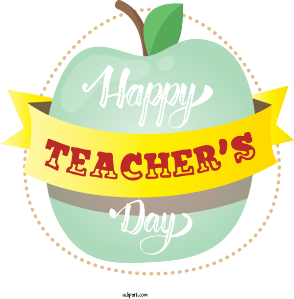 Free Holidays Logo Label.m Green For Teachers Day Clipart Transparent Background