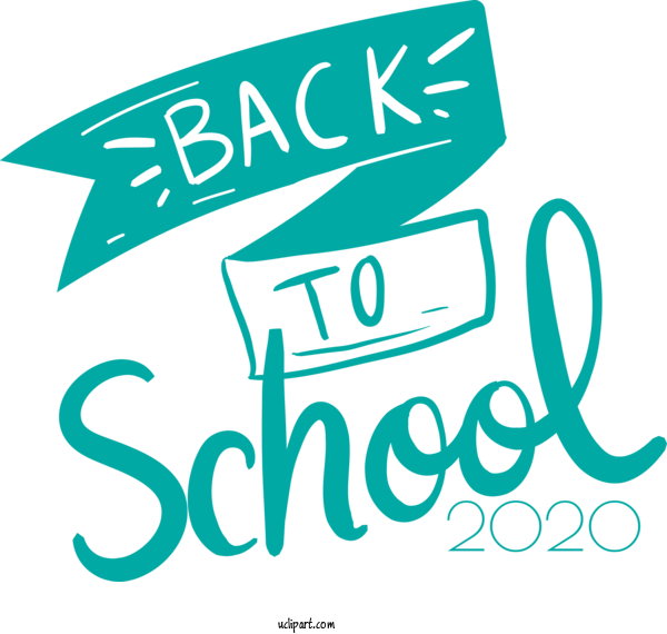 Free School Logo Design Font For Back To School Clipart Transparent Background