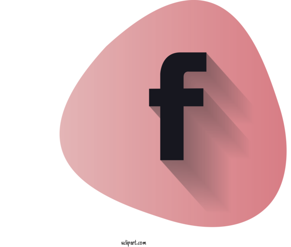 Free Icons Pink M Font Design For Facebook Icon Clipart Transparent Background
