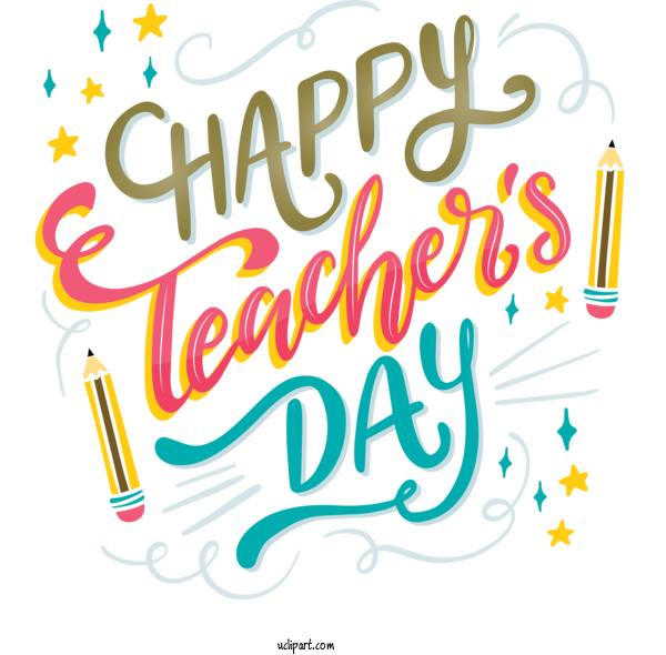Free Holidays Birthday Teachers' Day Anniversary For Teachers Day Clipart Transparent Background