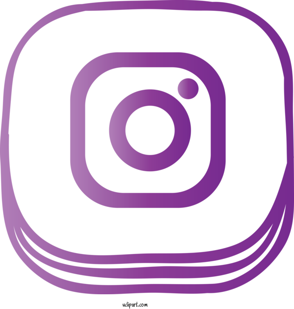 Free Icons Logo Circle Purple For Instagram Icon Clipart Transparent Background