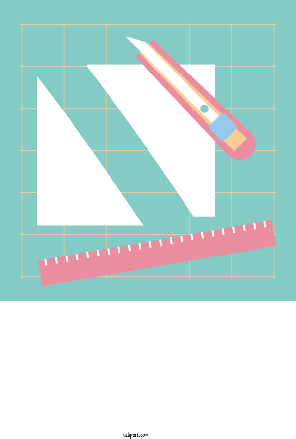 Free School Triangle Angle Pattern For School Supplies Clipart Transparent Background