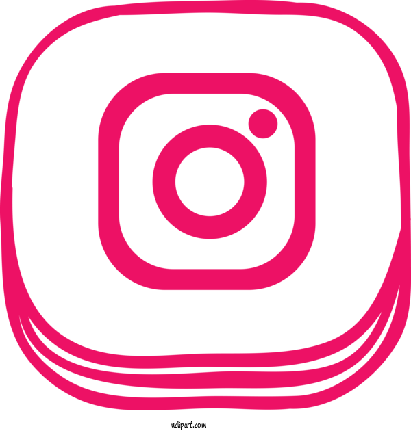 Free Icons Logo Circle Pink M For Instagram Icon Clipart Transparent Background