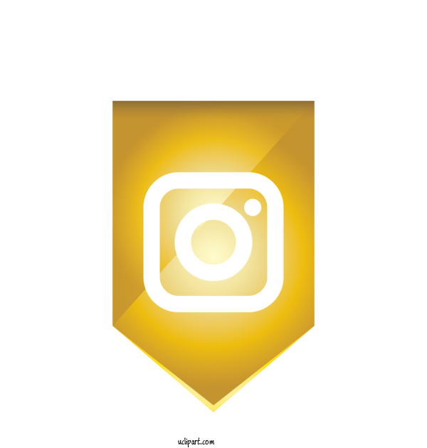 Free Icons Yellow Icon Font For Instagram Icon Clipart Transparent Background