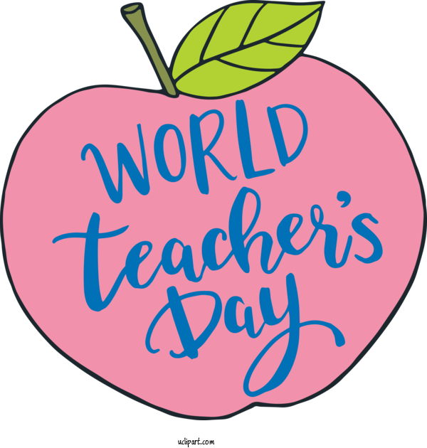 Free Holidays Logo Cartoon Flower For Teachers Day Clipart Transparent Background