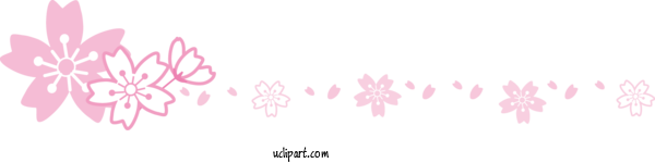 Free Nature Logo Font Pink M For Spring Clipart Transparent Background