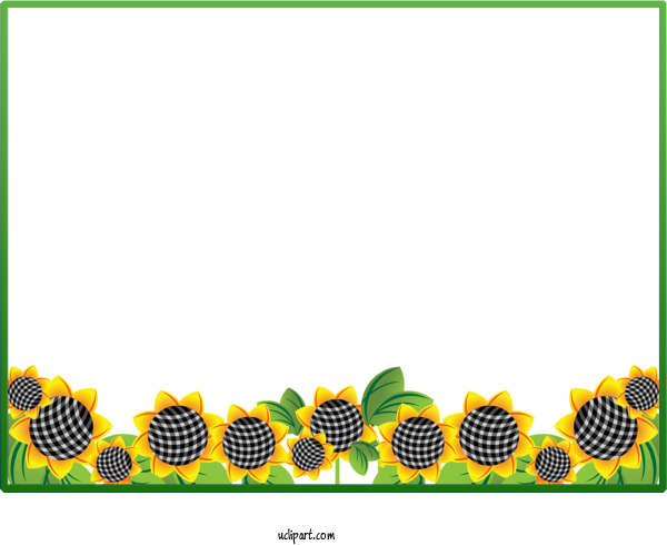 Free Flowers Cartoon Drawing Royalty Free For Sunflower Clipart Transparent Background