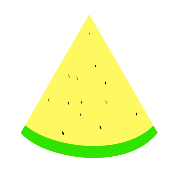 Free Watermelon Triangle Line Area Clipart Clipart Transparent Background