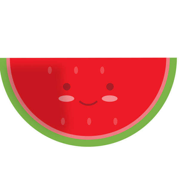 Free Watermelon Fruit Melon Smile Clipart Clipart Transparent Background