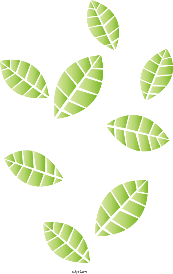 Free Nature Leaf Pattern Green For Leaf Clipart Transparent Background
