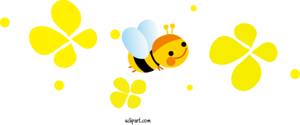 Free Nature Honey Bee Leaf Meter For Spring Clipart Transparent Background