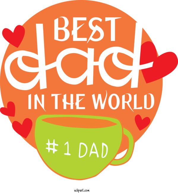 Free Holidays Logo Text Line For Fathers Day Clipart Transparent Background