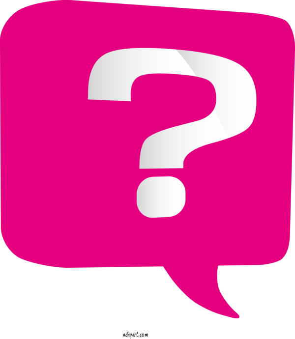 Free Icons Question Mark Icon Magenta For Question Mark Clipart Transparent Background