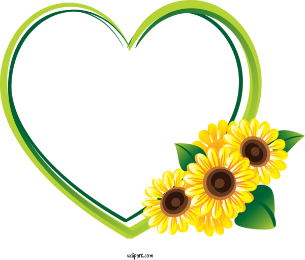 Free Flowers Picture Frame Sunflower Common Sunflower For Sunflower Clipart Transparent Background